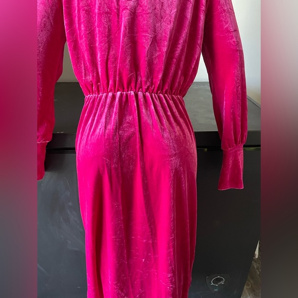 Beautiful Velour Midi Dress - Picture 4 of 15